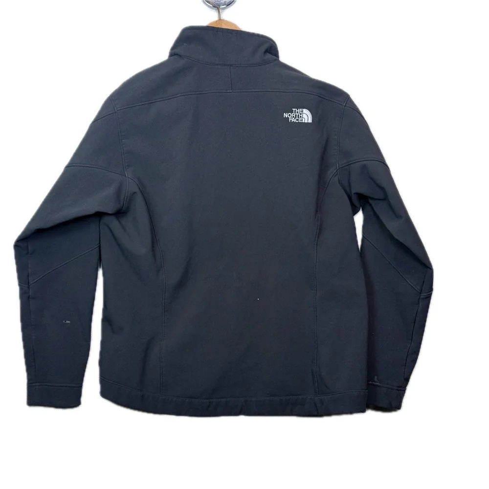 The North Face Apex Bionic Softshell Jacket Mens Black Zip Windproof‎ Coat XL